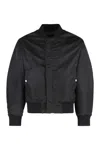 Givenchy Reversible Denim Bomber Jacket In Black