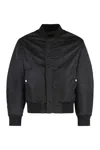 Givenchy Reversible Denim Bomber Jacket In Black