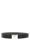 Givenchy Reversible Calf Leather Belt In Black