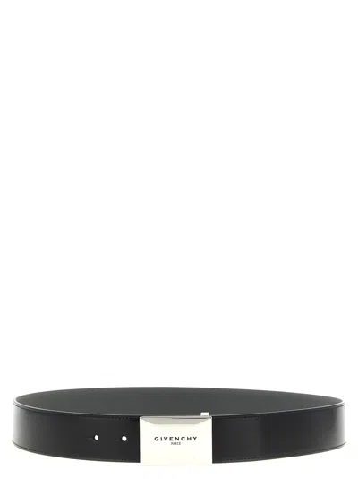 Givenchy Reversible Calf Leather Belt In Black