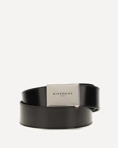 Givenchy Reversible Leather Belt In Black