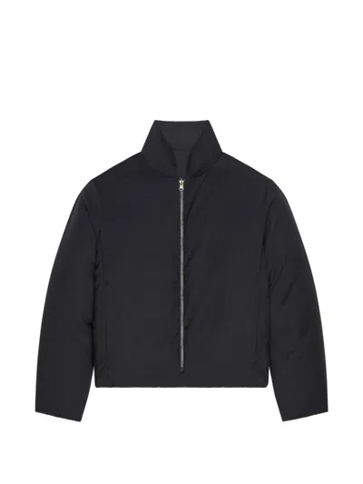 Givenchy Reversible Puffer Jacket In Monogram 72 Jacquard In Animal Print