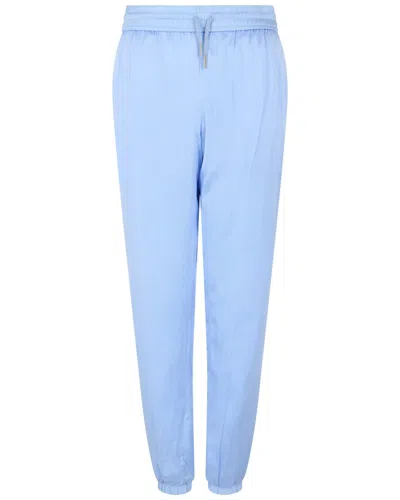 Givenchy Reversible Silk-lined Track Pant In Blue