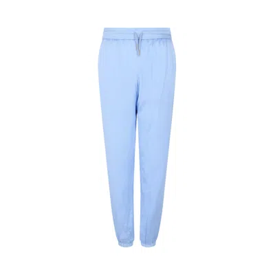 Pre-owned Givenchy Reversible Track Pants 'baby Blue' | Women's Size 42