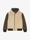 GIVENCHY REVERSIBLE VARSITY JACKET IN LEATHER AND SHEARLING