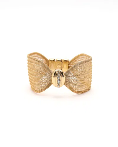 Givenchy Rhinestone Bracelet In Gold