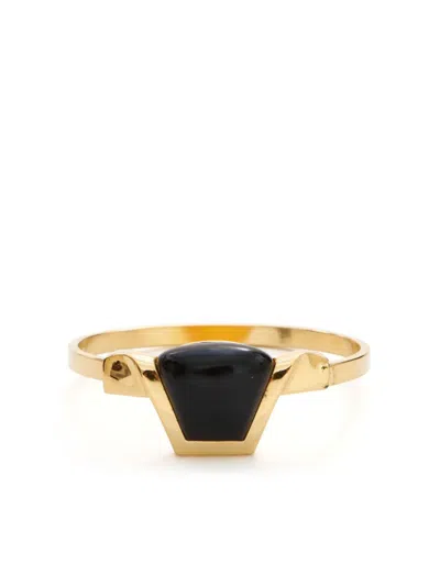Pre-owned Givenchy Rhinestone Bracelet In Gold