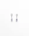 Givenchy Rhinestone Dangling Earrings