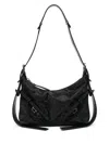Givenchy Mini Voyou Crystal-embellished Shoulder Bag In Schwarz