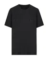 Givenchy T-shirt A Maniche Corte In Cotone. In Black