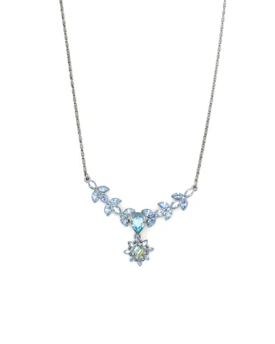Givenchy Rhinestone Necklace In Blue