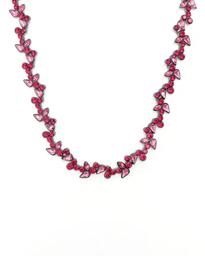 Givenchy Rhinestone Necklace In Red