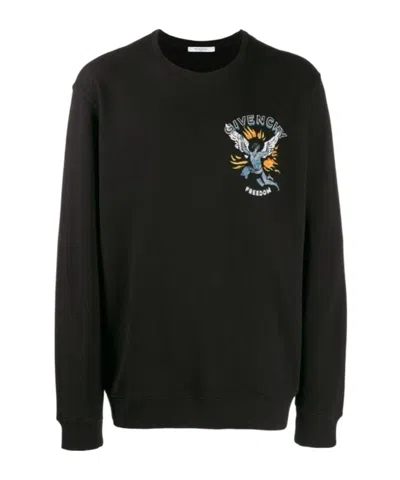 Givenchy Rib Round-necked Sweater In Black