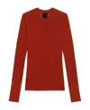 Givenchy Rib Sweater In Red