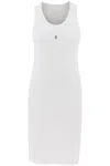 Givenchy Tank Dress In Cotton With 4g Detail In White