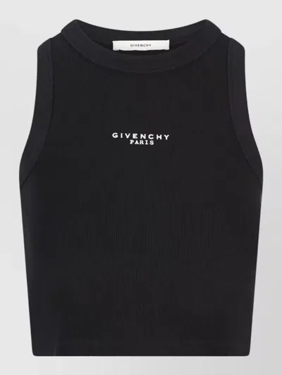 GIVENCHY RIBBED CROPPED TANK TOP