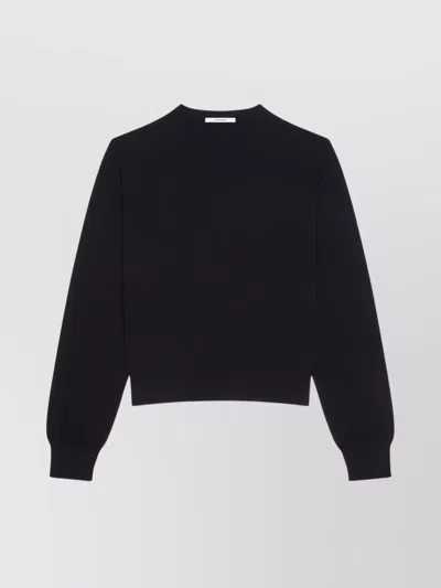GIVENCHY RIBBED CREWNECK SWEATER LONG SLEEVES