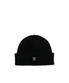 Givenchy Ribbed-knit Beanie Hat In Black