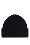 Givenchy Ribbed Knit Hat In Black