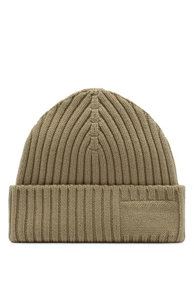 Givenchy Ribbed Knit Hat In Brown