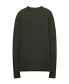 Givenchy Ribbed-knit Wool Crew-neck Jumper In Green
