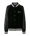 Givenchy Ribbed Panel Bomber Jacket In Black