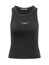 Givenchy Ribbed Sleeveless Top In Black