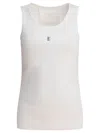 Givenchy Ribbed Tank Top In White