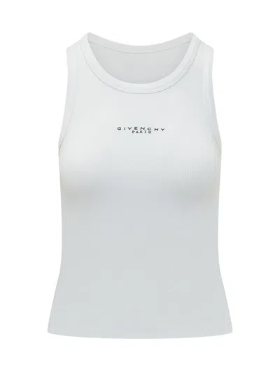 Givenchy Ribbed Tank Top In White