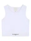 Givenchy Ribbed Top In White