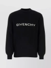 GIVENCHY RIBBED WOOL CREW-NECK SWEATER WITH LONG SLEEVES