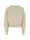 Givenchy Ribbed-knit Wool Sweater In Neutral