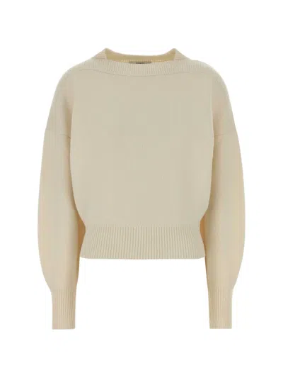 Givenchy Ribbed-knit Wool Sweater In Neutral