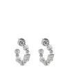 Givenchy Ring Earrings In Gray