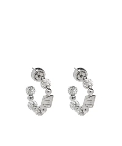 Givenchy Ring Earrings In Silver