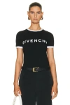 Givenchy Cotton T-shirt In Black & White