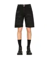 Givenchy Short In Denim Effetto Destroyed In Black