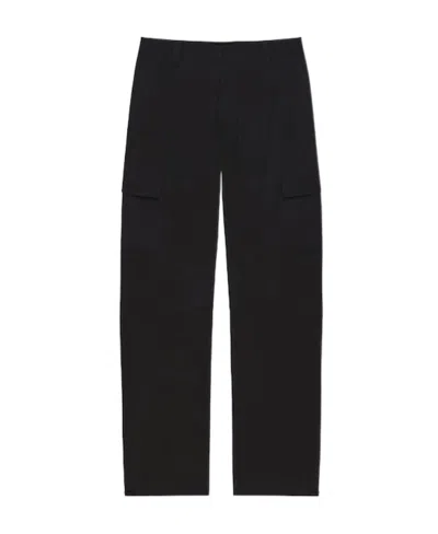 Givenchy Ripstop Cotton Cargo Trousers In Black