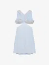 Givenchy Cut Out Dress In Crepe Satin With Sequins And Crystals