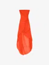 Givenchy Draped Strapless Dress In Silk Chiffon