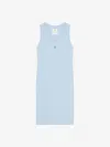 GIVENCHY TANK DRESS IN COTTON WITH 4G DETAIL