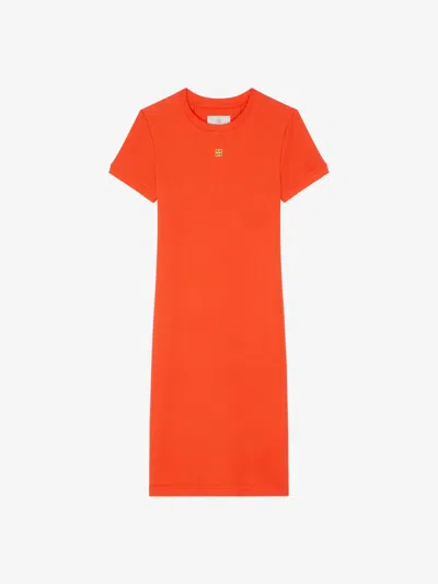 GIVENCHY DRESS IN COTTON WITH 4G LIQUID DETAIL