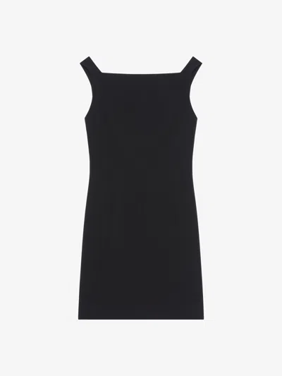 Givenchy Dress In Crepe And Satin In Black