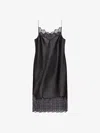 GIVENCHY DRESS IN LEATHER AND LACE