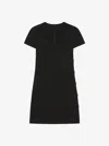 Givenchy Robe En Punto Milano À Boutons In Black