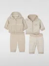 GIVENCHY ROMPER GIVENCHY KIDS COLOR BROWN,G08311032