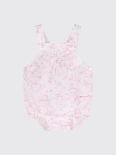 Givenchy Babies'  Romper Kids In Pink