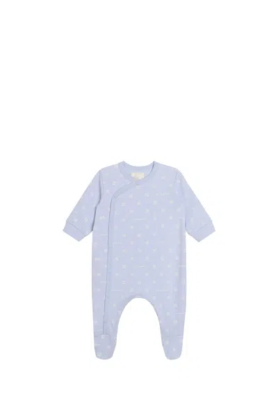 Givenchy Babies' Romper With Print In Light Blue