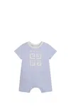 Givenchy 4g-print Cotton Pajamas In Light Blue