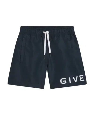 Givenchy Rope Swimming Trunks In Black